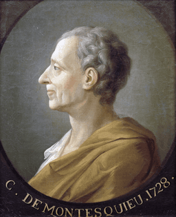 Portrait of Montesquieu