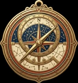 Philosophical Compass Enamel Pin