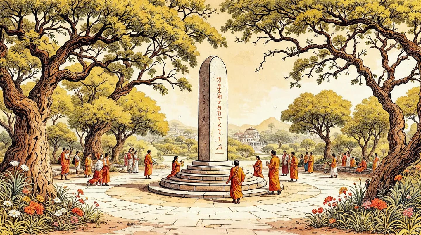 View of Lumbini