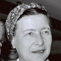 Portrait of Simone de Beauvoir