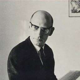 Portrait of Michel Foucault