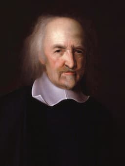 Portrait of Thomas Hobbes